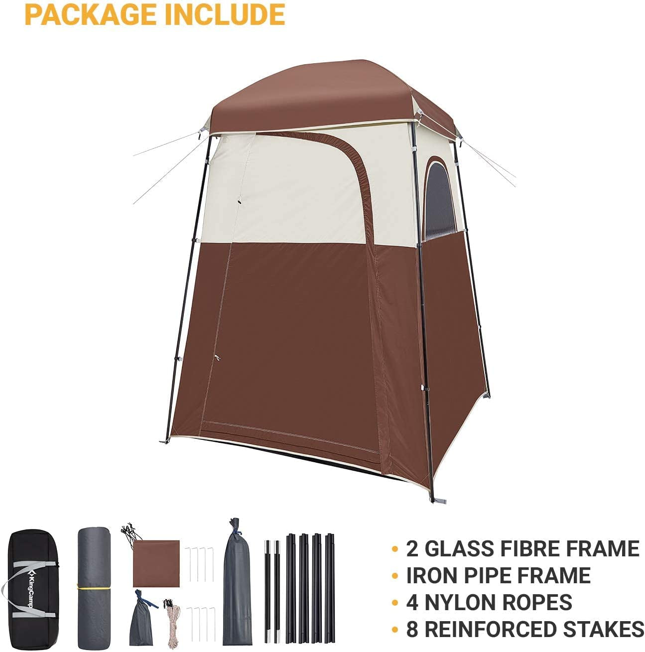 Privacy Camping Shower Tent Oversize Space