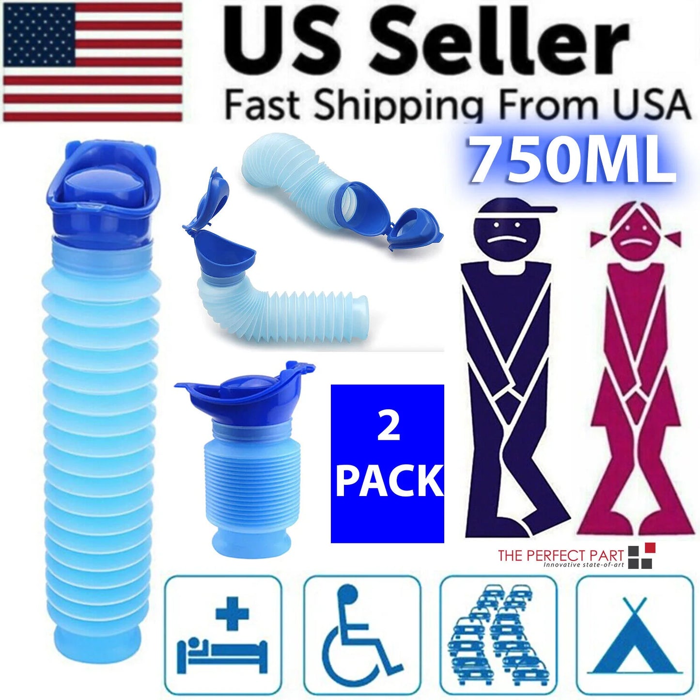 Male / Female Portable Urinal Emergency Kit