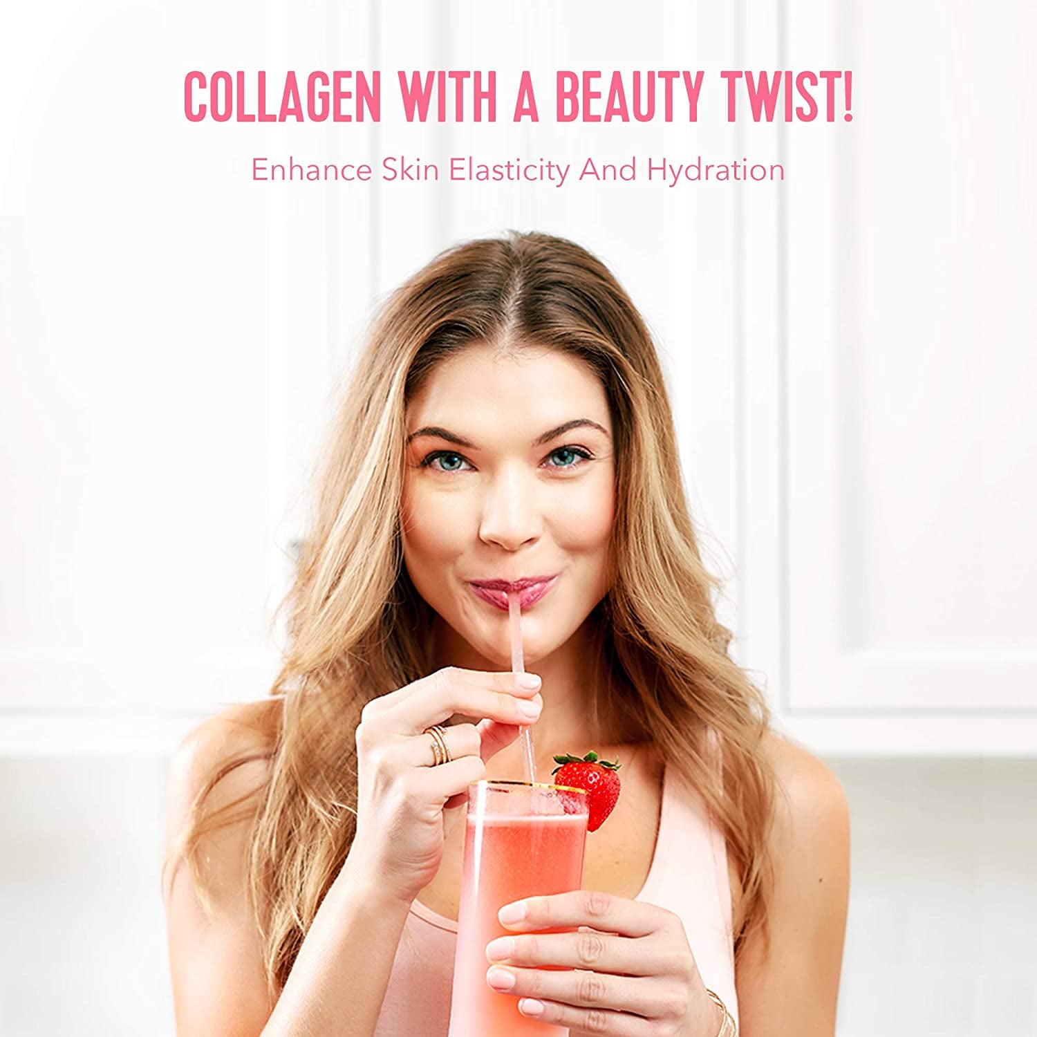 120mg Hyaluronic Acid Beauty Collagen (Strawberry Lemon)