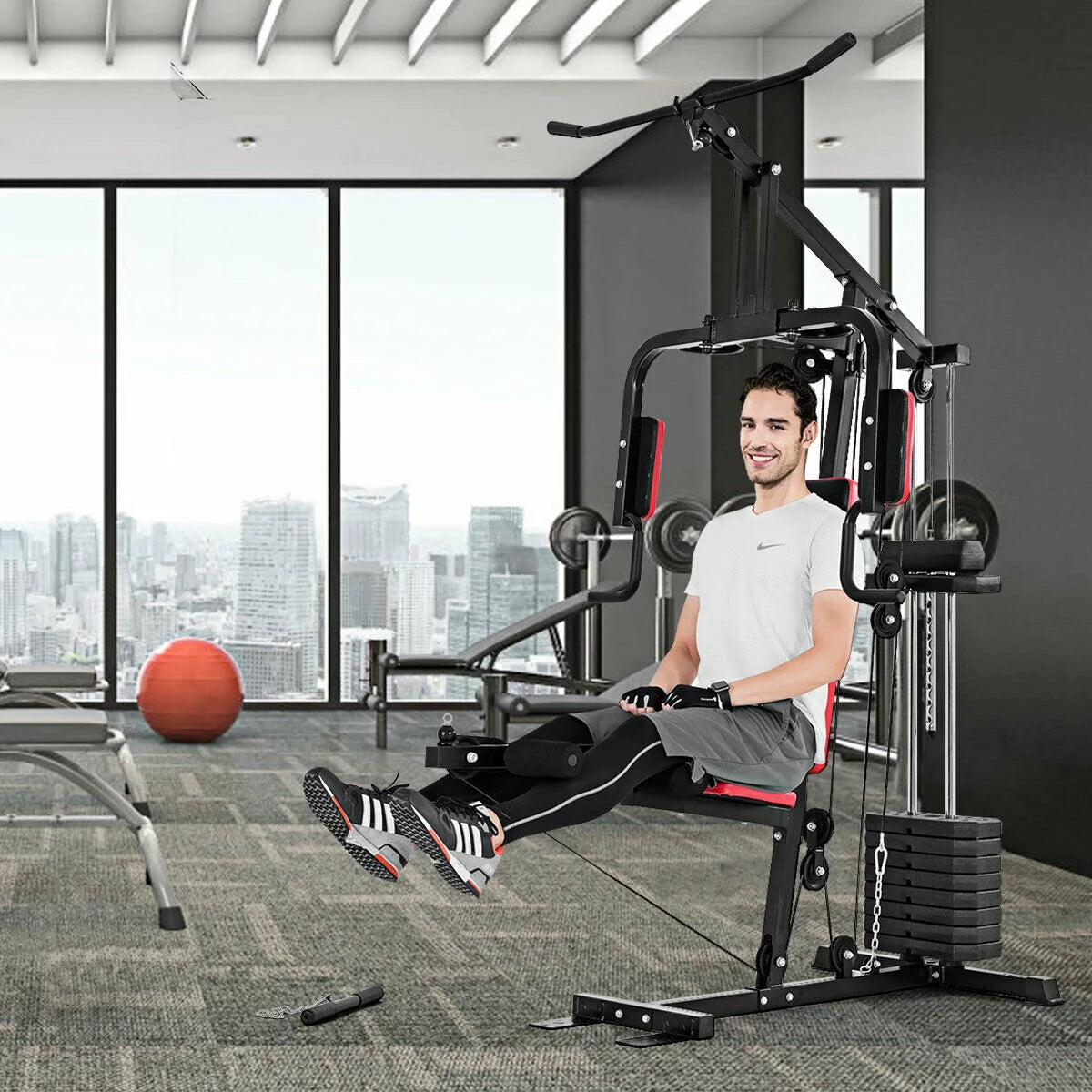 Multifunction Cross Strength Trainer Workout Machine