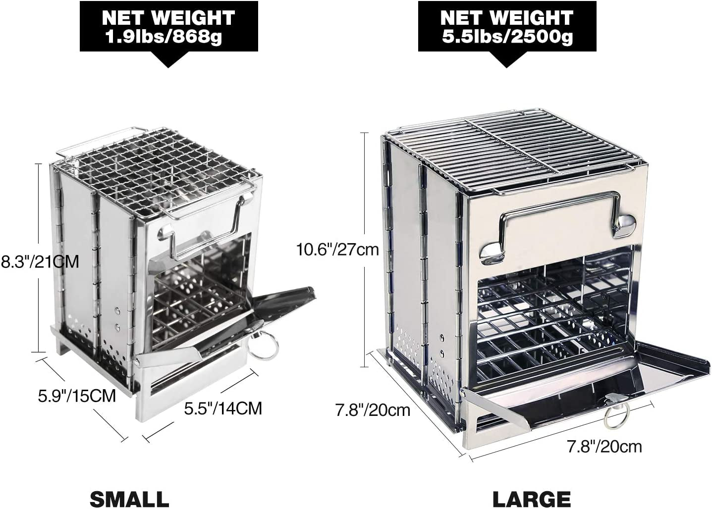 Folding  Wood Burning Camp Stove