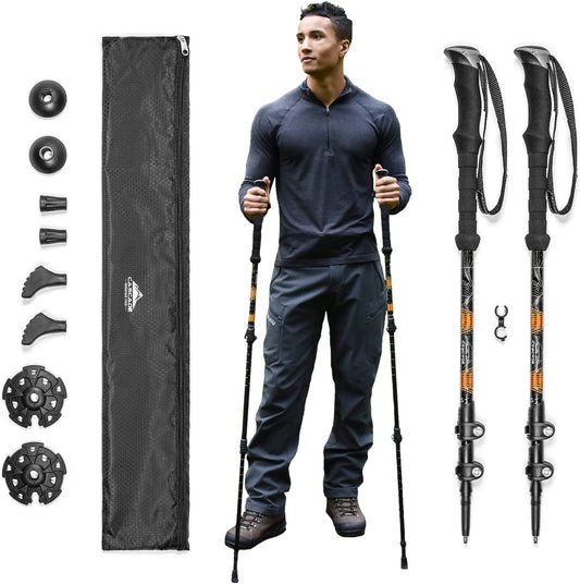 Lightweight Aircraft-Grade Aluminum Trekking Poles