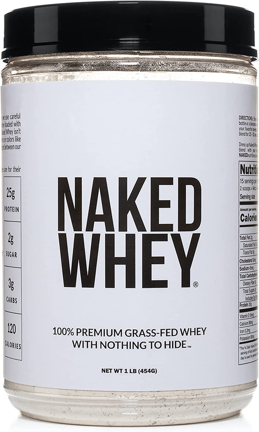 1LB Naked Whey Unflavored Gluten Free Protein Powder