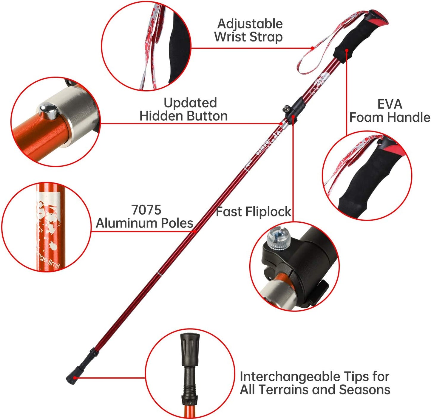 Collapsible Trekking Poles