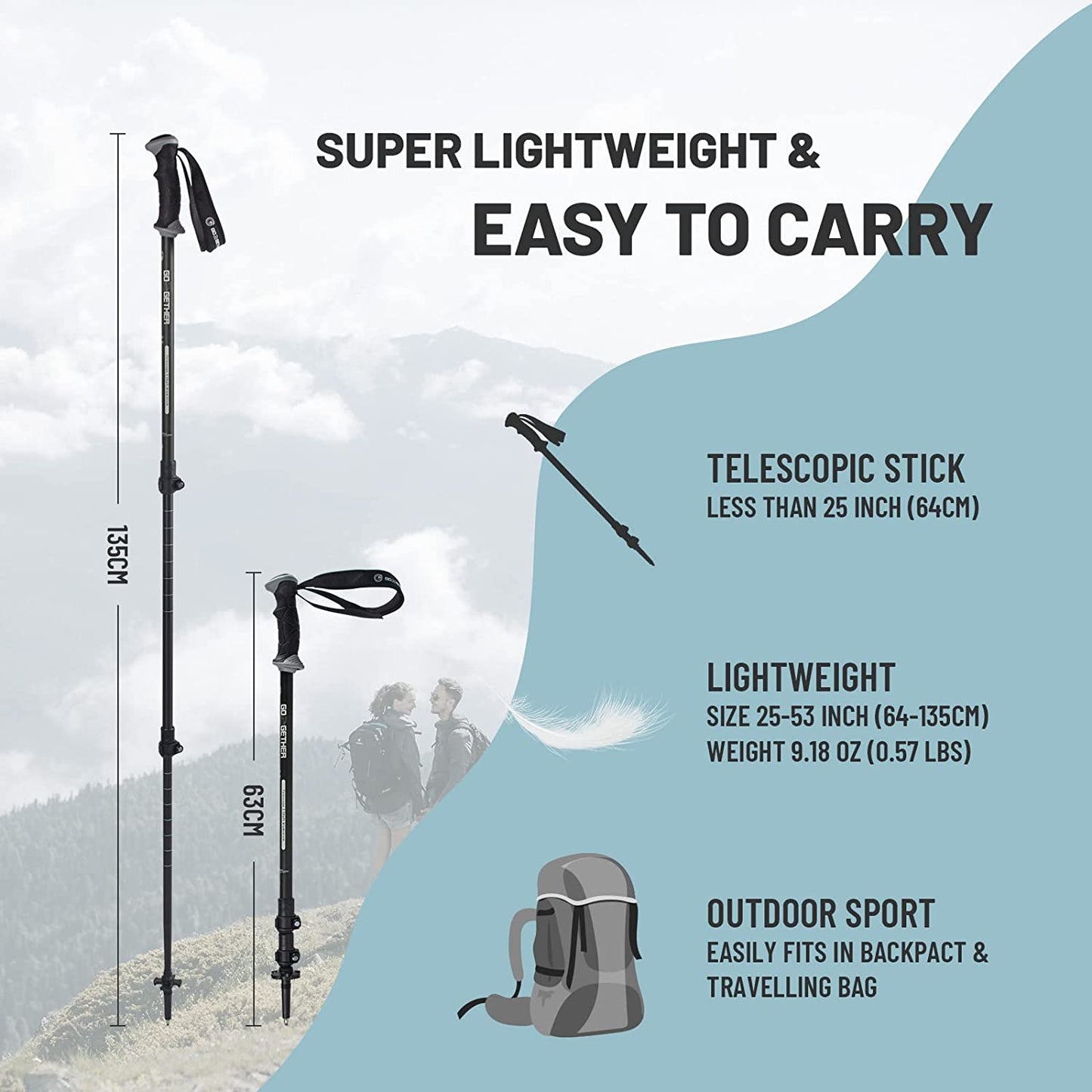 Trekking Hiking Poles