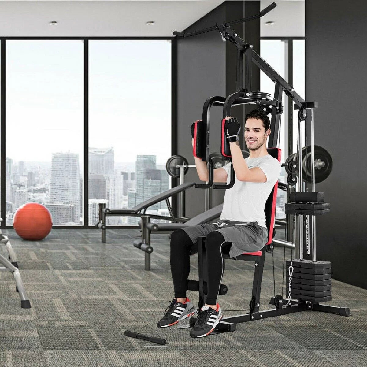 Multifunction Cross Strength Trainer Workout Machine