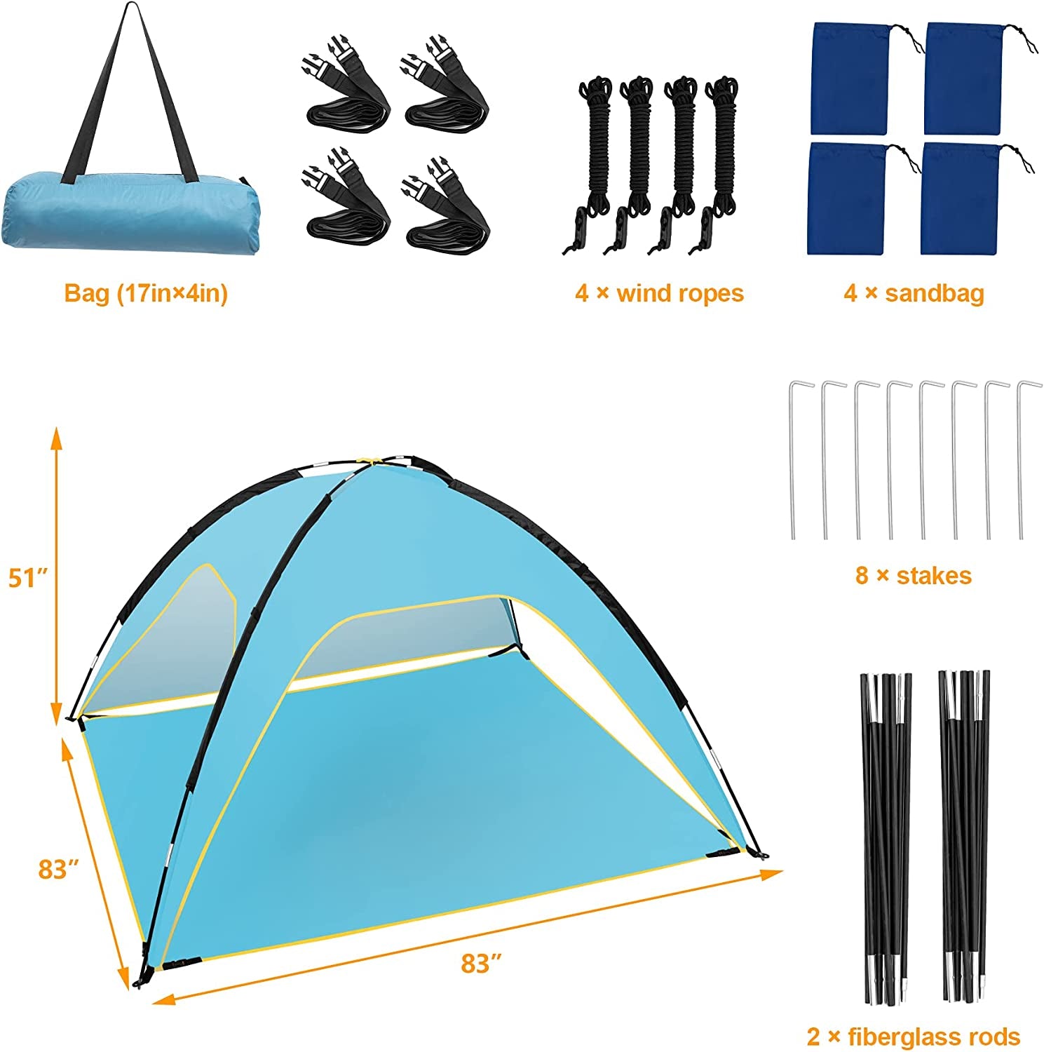 Portable  Beach Tent