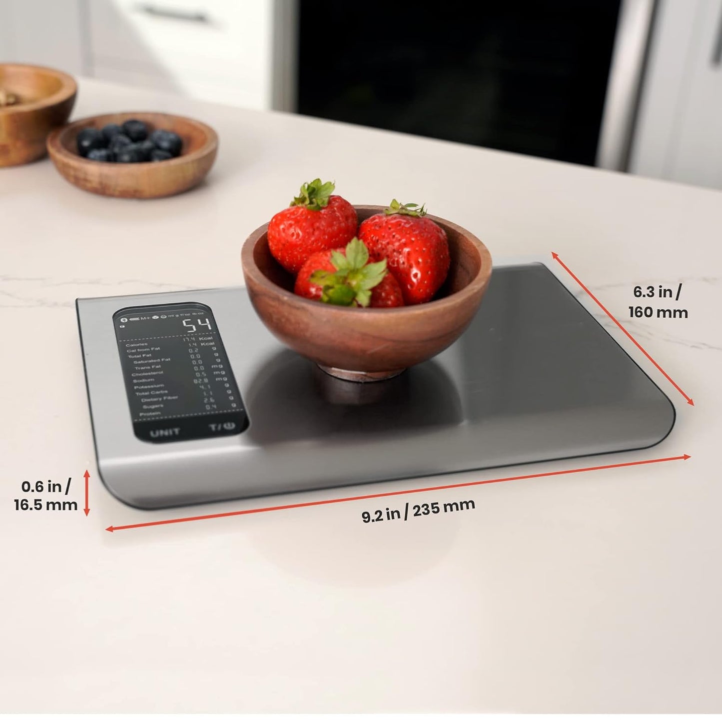 Food Kitchen Scale with Smart Nutrition App