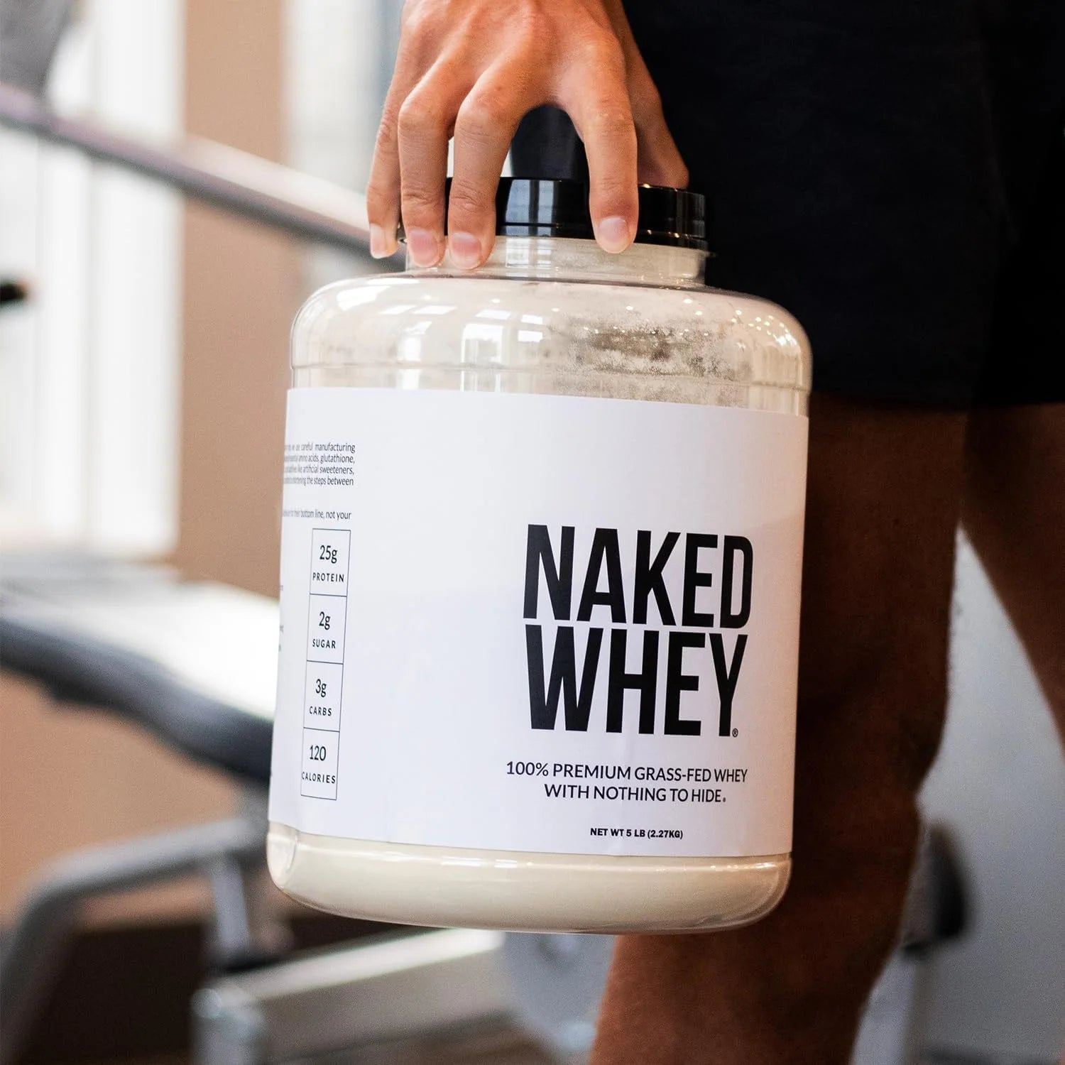 5LB Naked Whey All Natural Unflavored Protein Powder