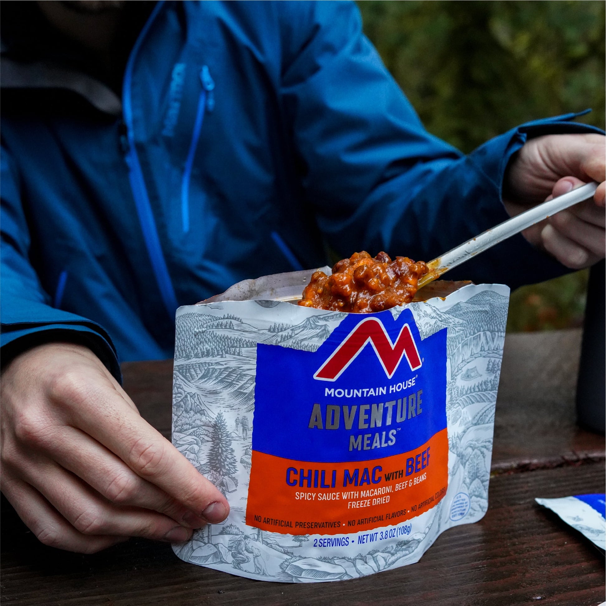 Chili Mac W/Beef, Freeze-Dried Food, 2 Servings