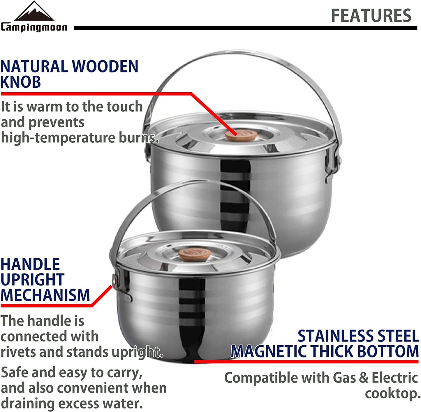 13 Piece Camping Cookware Set