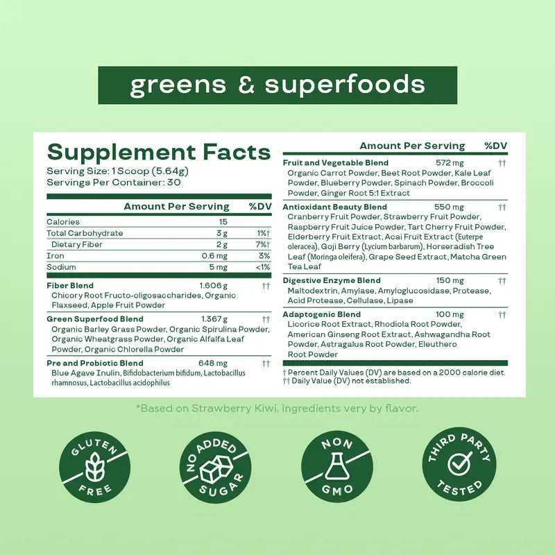 Bloom Nutrition Greens and Superfoods Powder