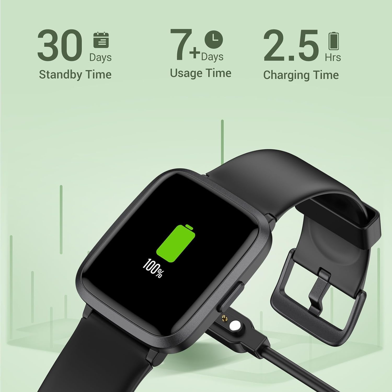 Smart Watch Fitness Tracker with Iphone and Android