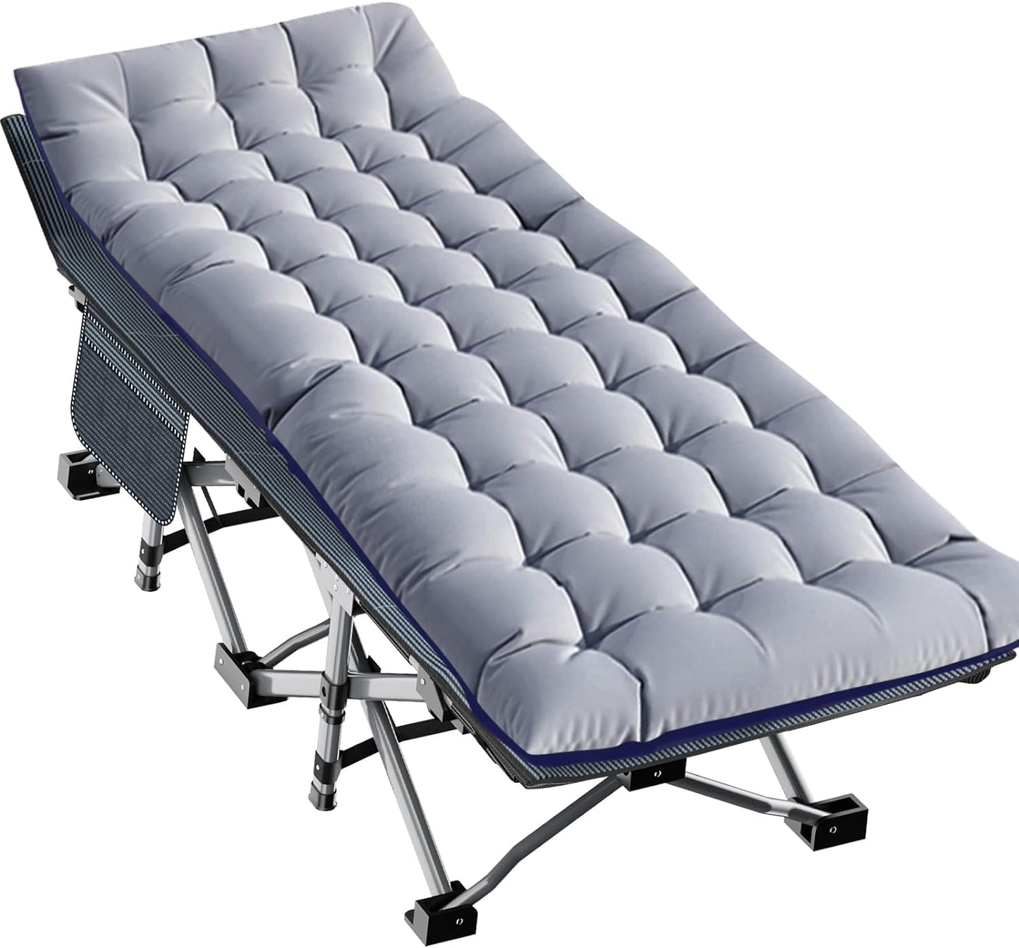 Oversized Rollaway Cot Sleeping Bed with Comfortable Mattress