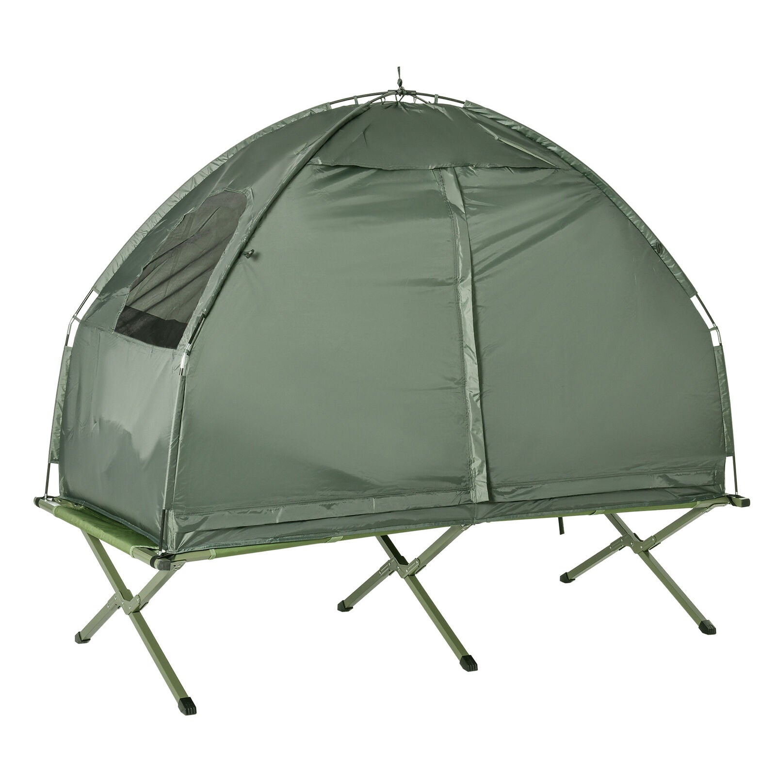 1 Person Tent W/Air Mattress Sleeping Bag