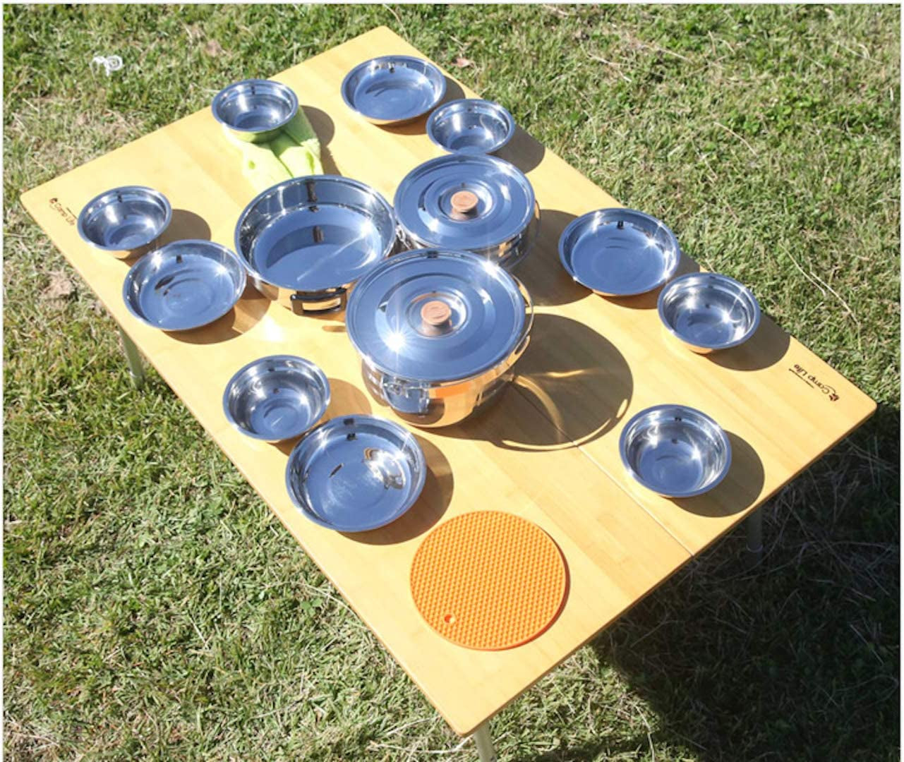 13 Piece Camping Cookware Set