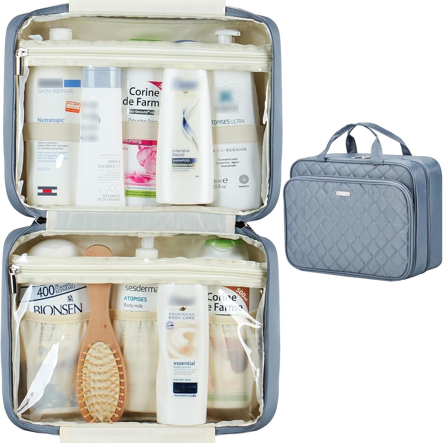 Extra Large Toiletry Bag with Hanging Hook